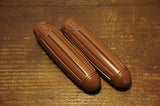 Vintage Bicycle Bike Handlebar Grips Rubber Brown - transformparts