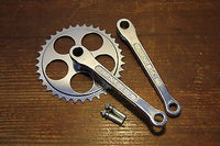 Vintage Bicycle Bike Steel Crankset Chainset 36T 170mm Crank - transformparts