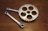 Vintage Bicycle Bike Steel Crankset Chainset 36T 170mm Crank - transformparts
