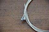 2PC Bike Bicycle Road Bike Brake Cable Inner Wire 1.5 X 1400mm Silver - transformparts