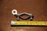 Vintage English Bike Rod Brakes Fixed Clip Iron 2 set (4pc) TF - transformparts