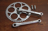 Vintage Bicycle Road Bike Steel Crankset Chainset 48T 175mm Crank - transformparts