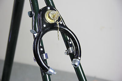 Bike Bicycle Lock Pad Lock Circular Lock Wheel Lock Black Vintage Style Set Iron - transformparts
